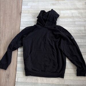 ALO Yoga Double Take Hoodie Black Size M LIKE NEW